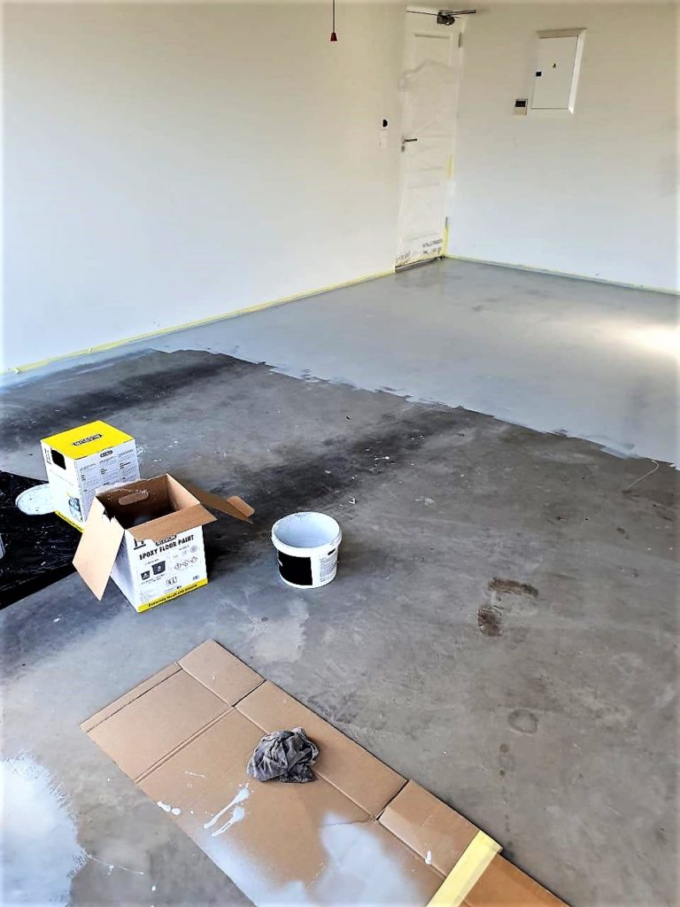 Alcolin Water Based Epoxy Floor Paint. Protective top coat for screeds