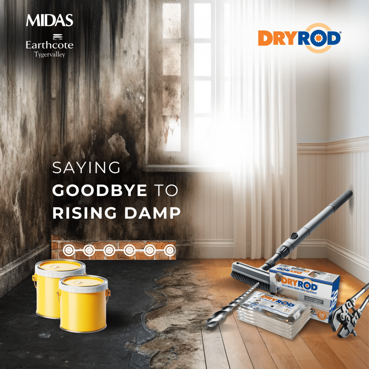 Dry Rods Midas Paints Tygervalley - Paint & Waterproofing Specialists.